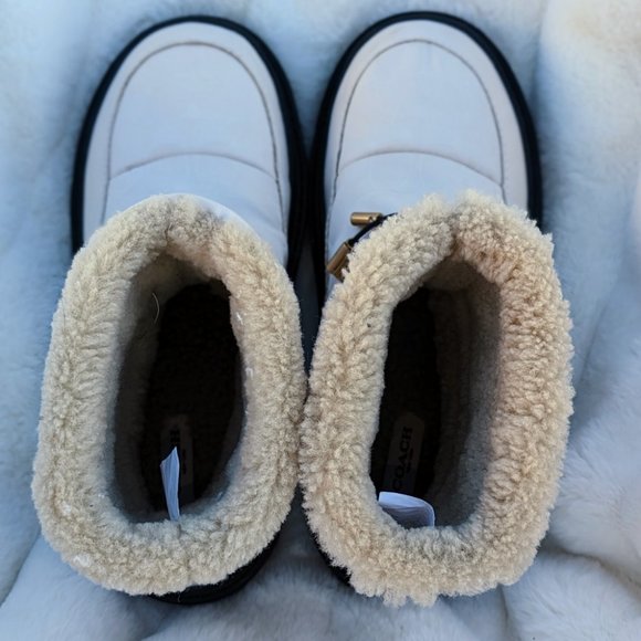 Coach Kailee Bootie size 8 - Jacquard & Sheepskin Snow boots - Picture 7 of 10